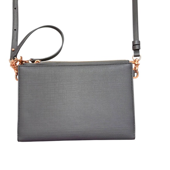 Danger Dover Convertible Clutch Wallet crossbody gray - Picture 2 of 8